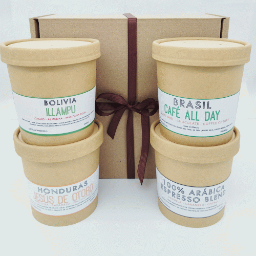 Pack 4 Cafés Arábicas A (120gr cada uno)